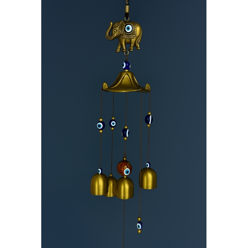 Royal Elephant Evil Eye Wind Chime