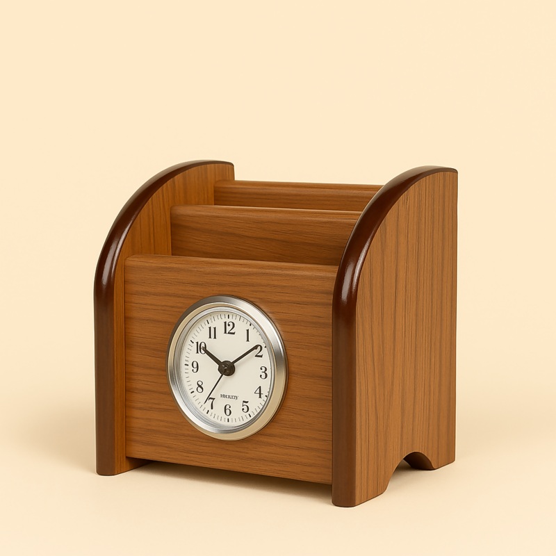 TimelyTidy Penstand Wood Desk Pen Holder Pencil Organizer Desktop Office Pencils Stand Holder – Stationery Stand