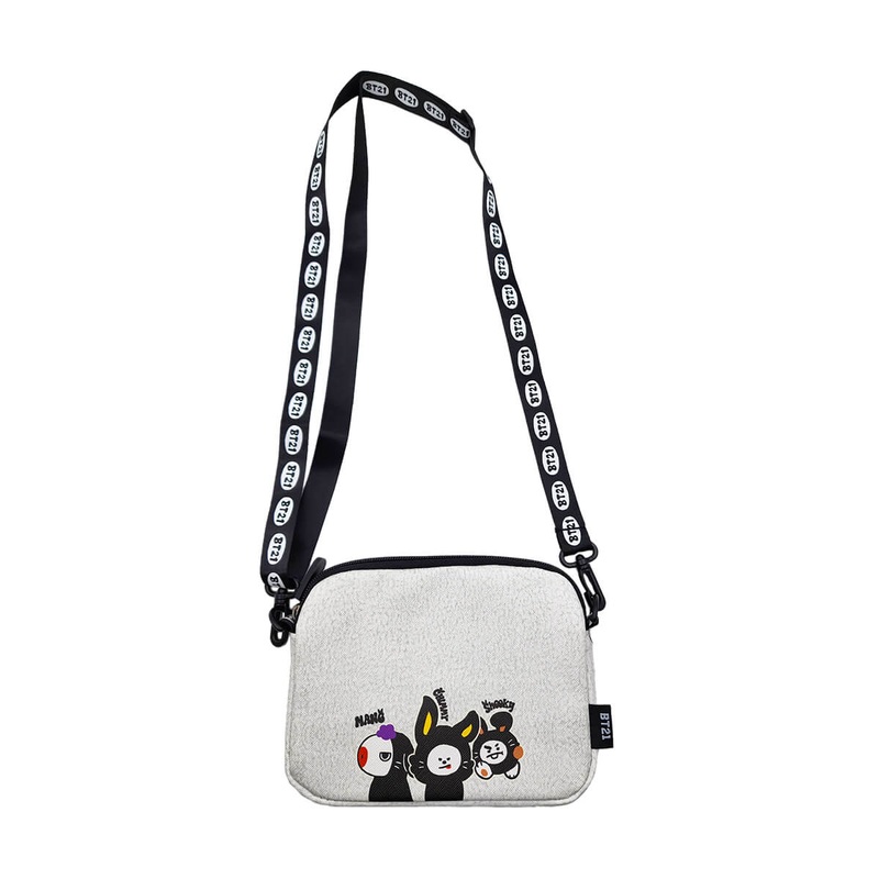 BT21 CHIMMY, MANG, & SHOOKY Rabbit Mini Crossbody Pouch