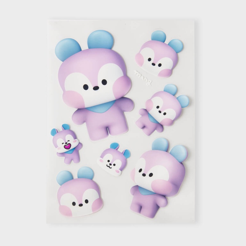 BT21 MANG BIG & TINY Edition Removable Stickers