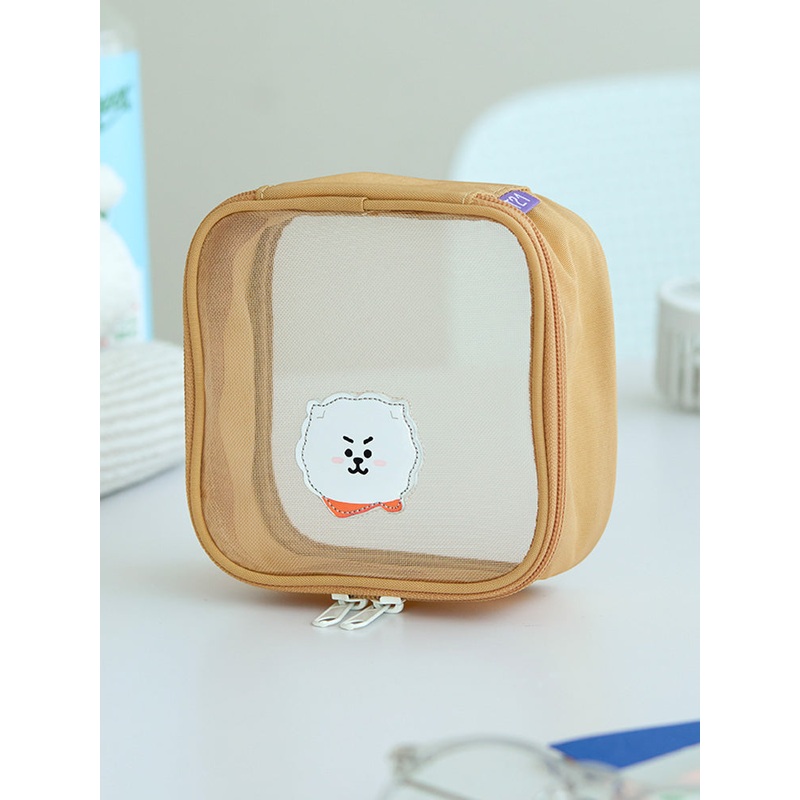 BT21 Basic Travel Mesh Pouch