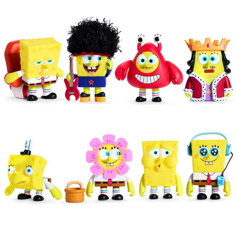 Cavalcade of SpongeBob SquarePants 3 Vinyl Mini Figures