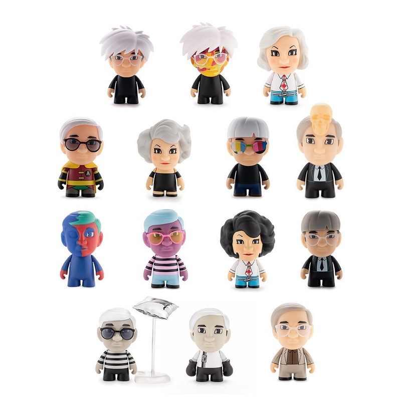 Many Faces of Andy Warhol Vinyl Mini Figures by