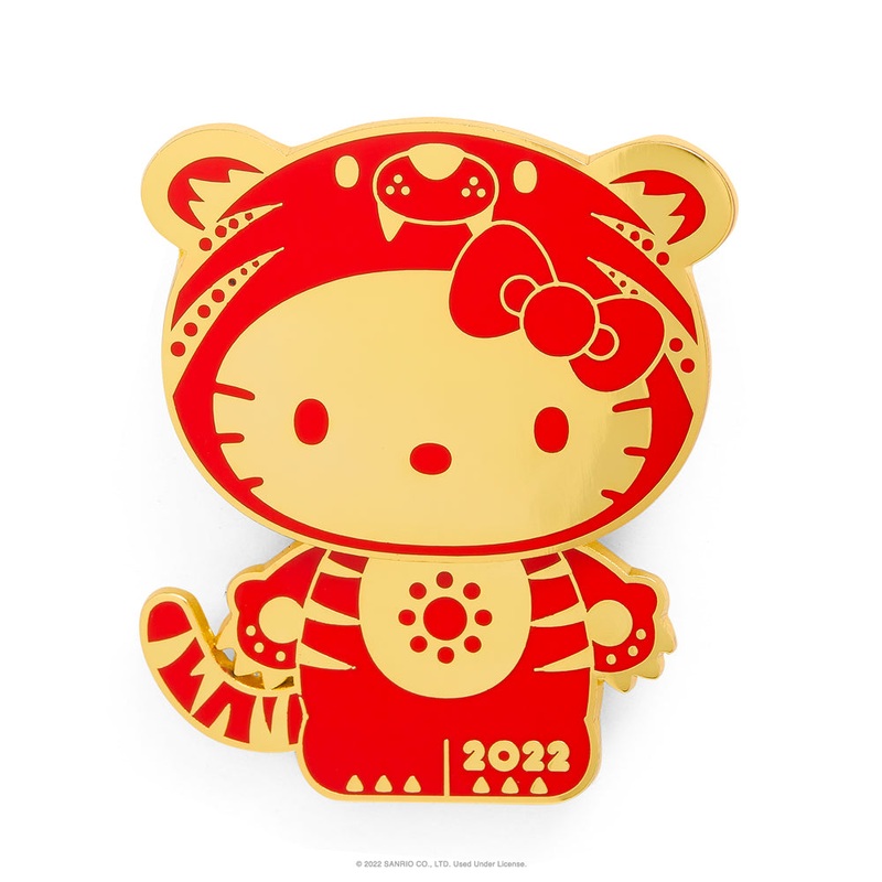 Hello Kitty Chinese Zodiac Year of the Tiger Enamel Pin by