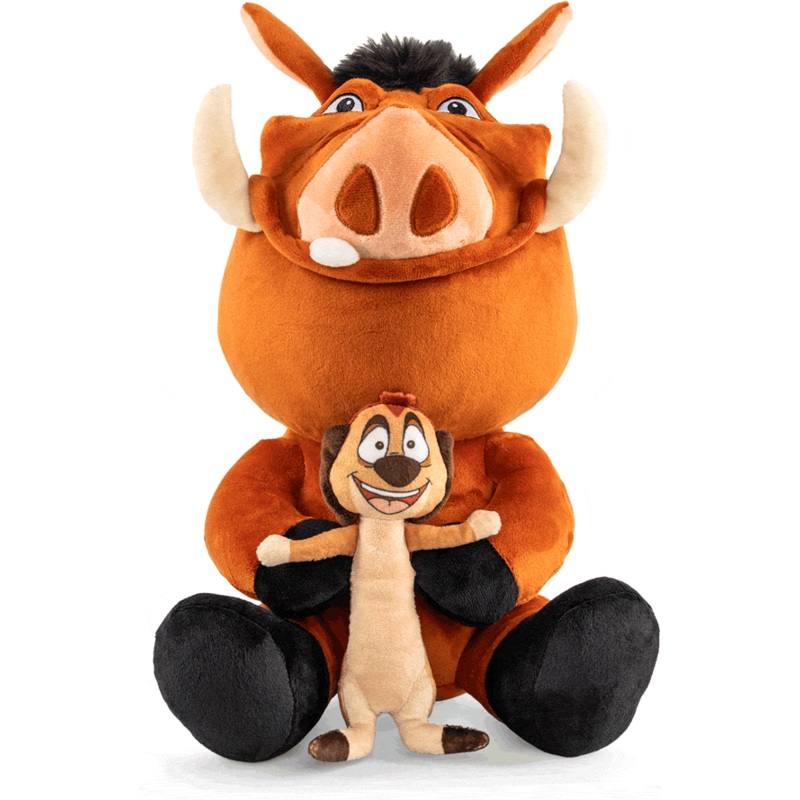 The Lion King Timon & Pumba 16 HugMe Plush by