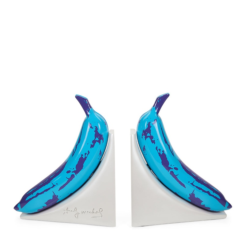 Andy Warhol 10 Lustre Gloss Resin Bookends – Blue Banana