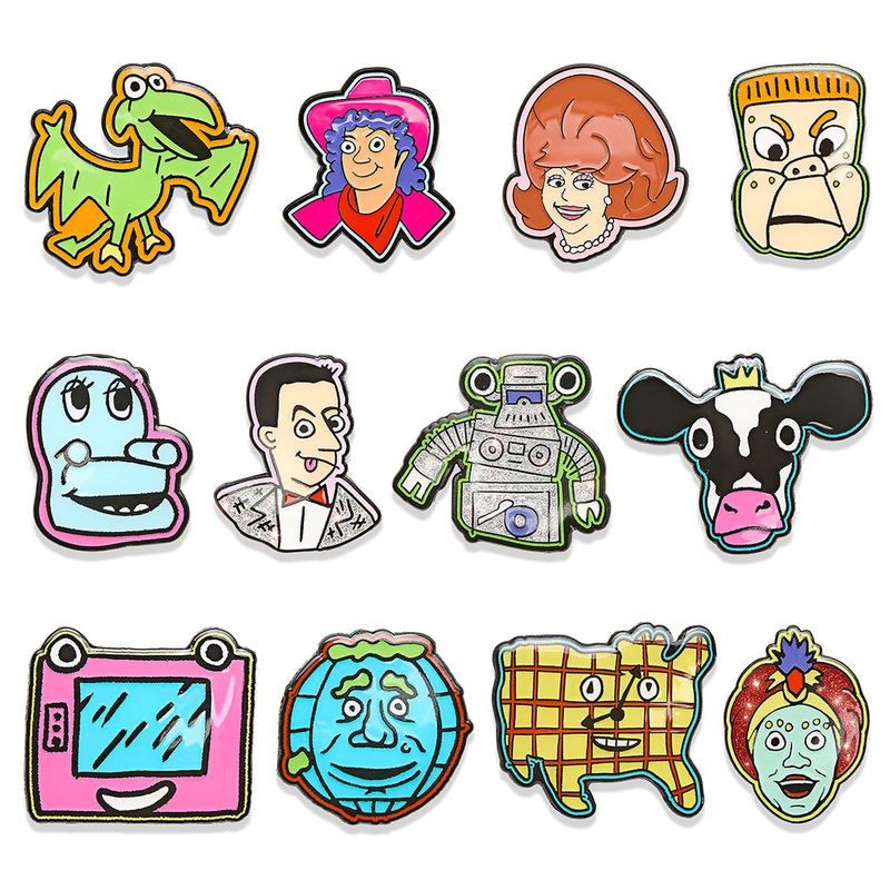 Pee-wee’s Playhouse Enamel Pin Series