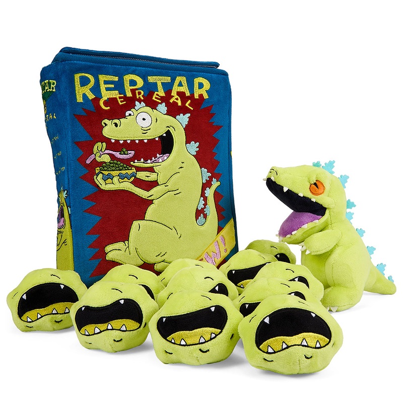 Rugrats 10 Plush Interactive Reptar Cereal Box