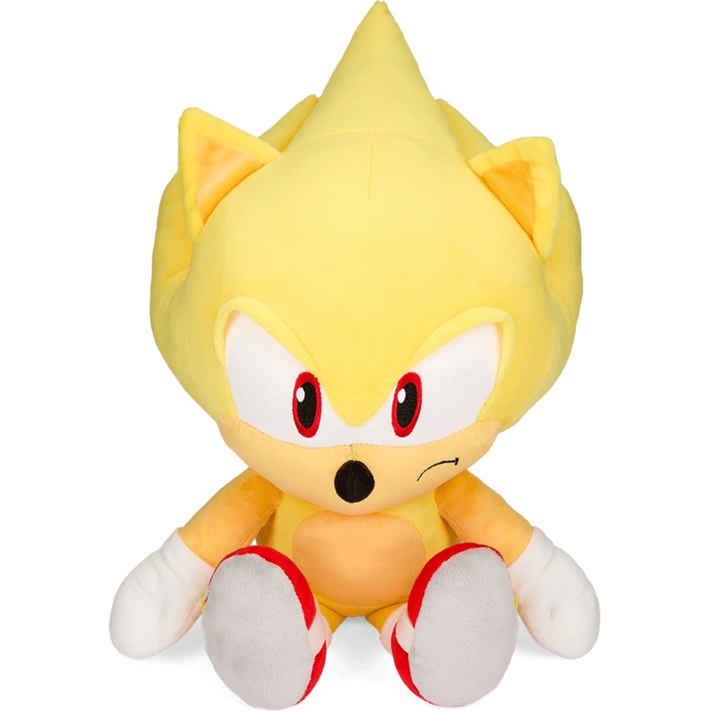Sonic the Hedgehog 16 HugMe Plush with Shake Action – Super Sonic