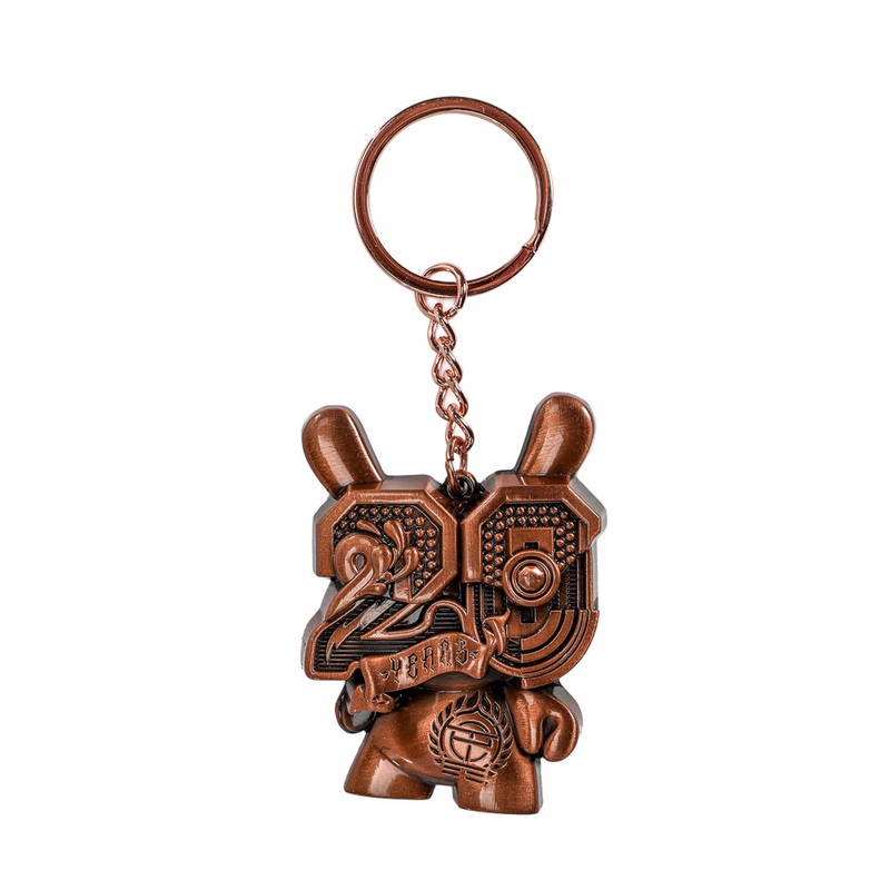 20th Anniversary Solid Metal Dunny Keychain – Copperchrome by Tristan Eaton (Limited Edition of 200)
