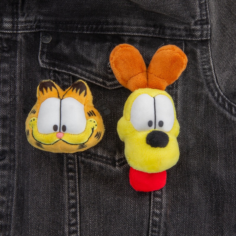 Garfield – Garfield & Odie Plush Pins 2-Pack (PRE-ORDER)
