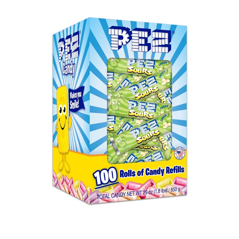 Sour Green Apple  Refills Bulk Box – 100 rolls