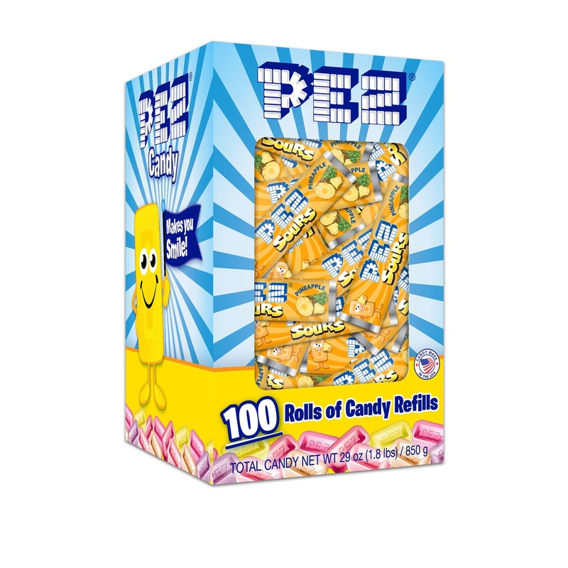 Sour Pineapple  Refills Bulk Box – 100 rolls
