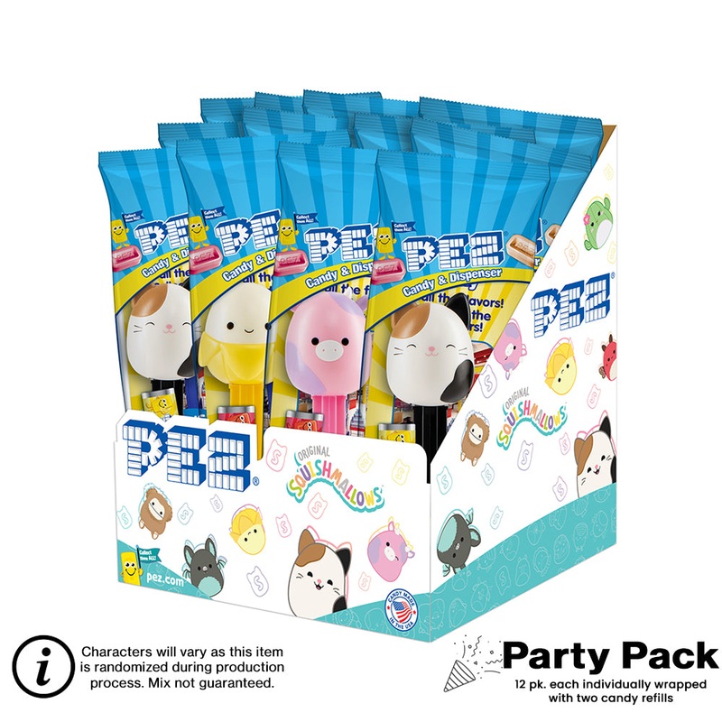 Squishmallows PEZ Party Pack (12 pack – each Individually wrapped)