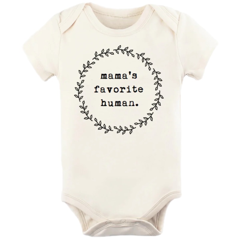 Mama’s Favorite Human – Organic Cotton Bodysuit