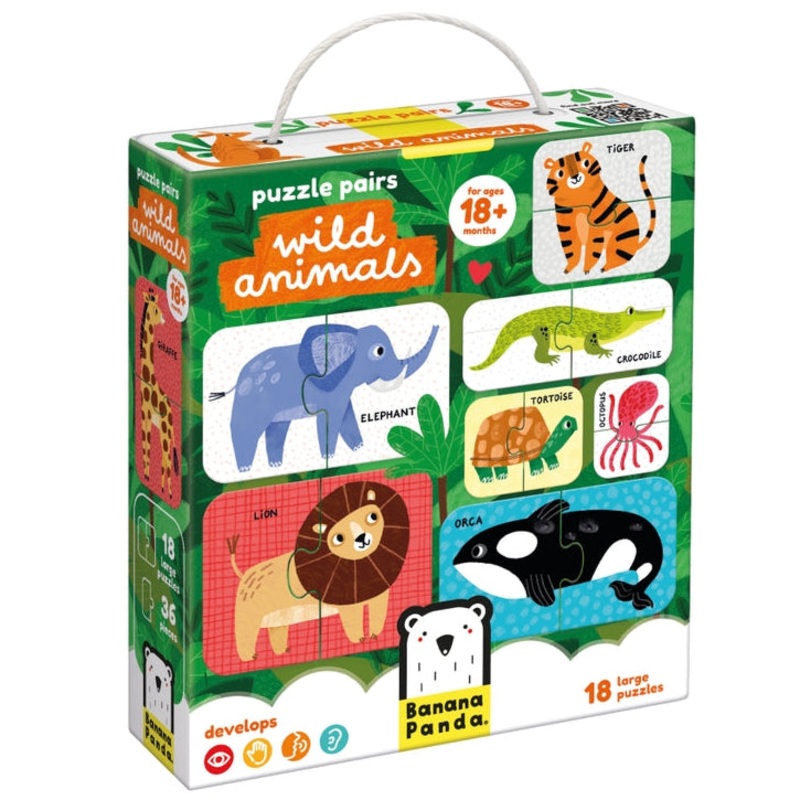 Puzzle Pairs – Wild Animals
