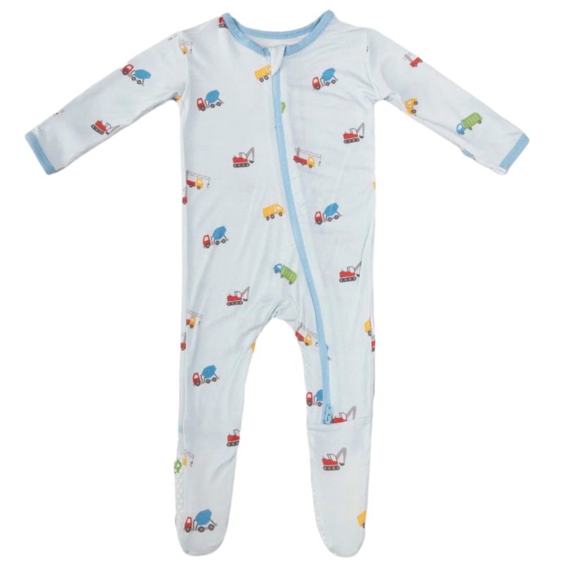 Trucks Zippered Footie