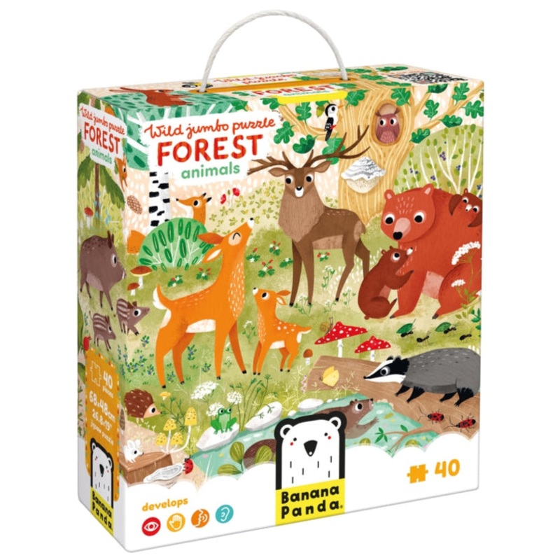 Wild Jumbo Floor Puzzle – Forest Animals