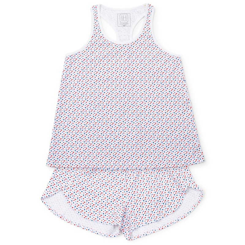 Alyssa Women’s Pajama Short Set – Star Spangled