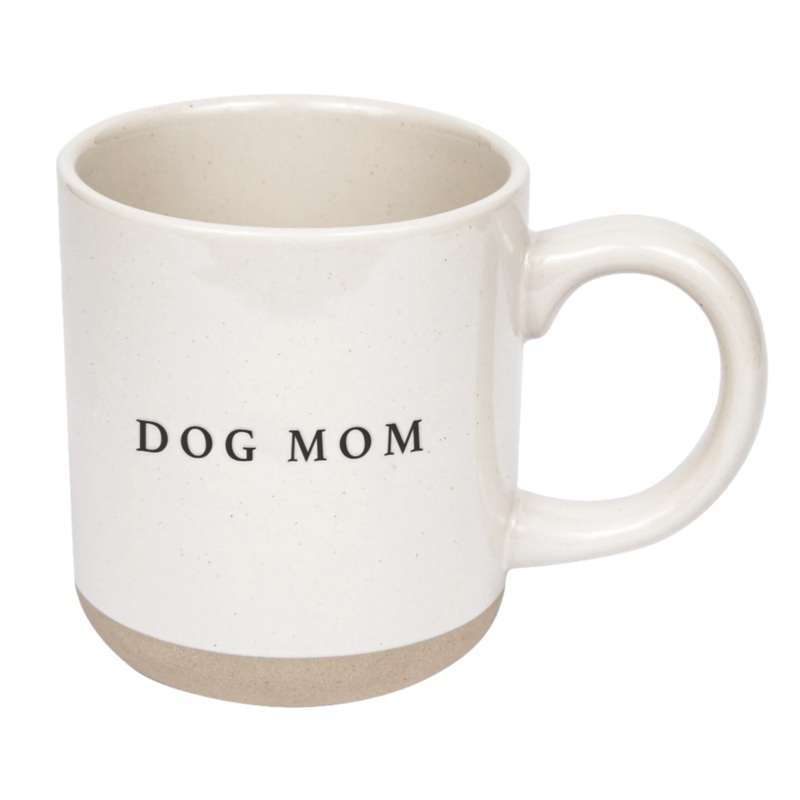 Dog Mom 14oz. Stoneware Coffee Mug
