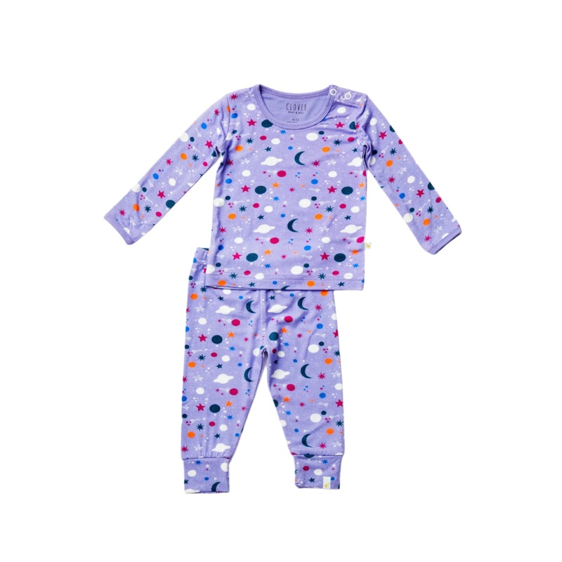 Long Sleeve Pajama Set – Luna Lavender