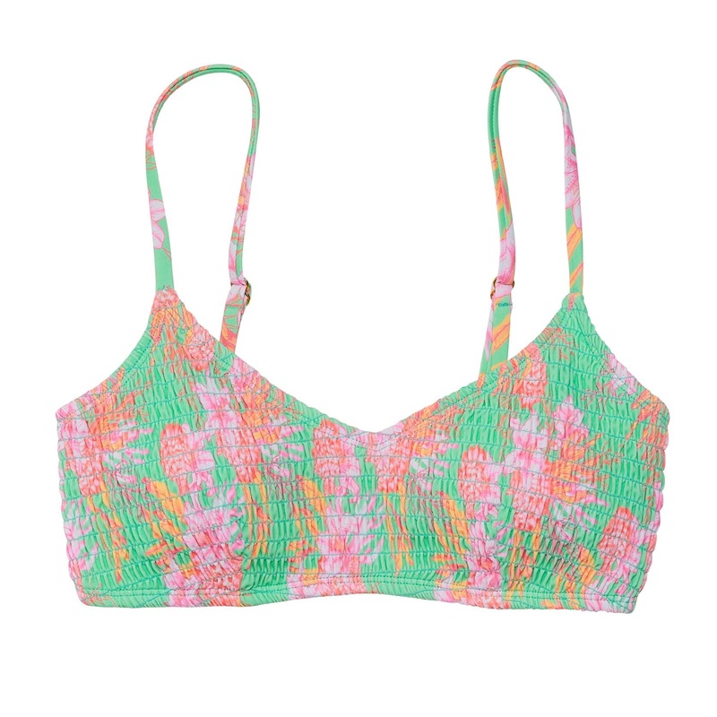 Womens Coastal Shells Sustainable Bikini Top