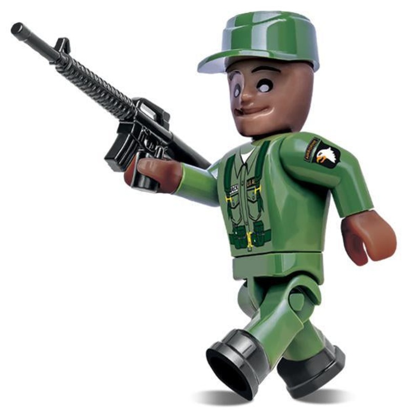 COBI Minifig Vietnam War American 101st Airborne Brewster