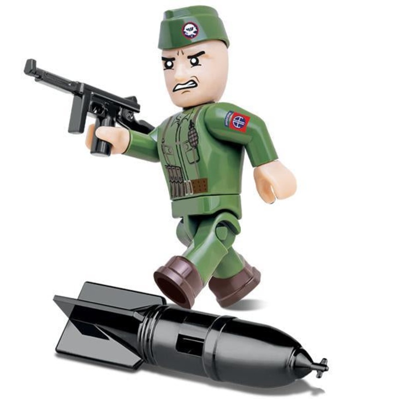 COBI Minifig World War II 82nd Airborne Paratrooper York