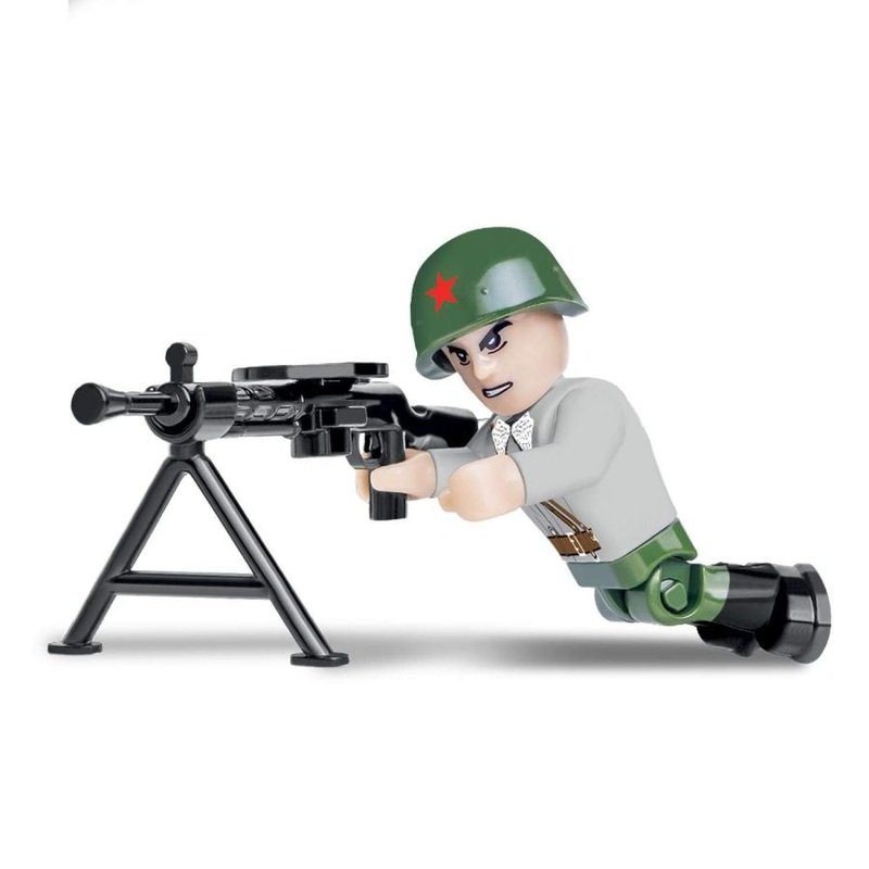 COBI Minifig World War II Soviet Heavy Gunner