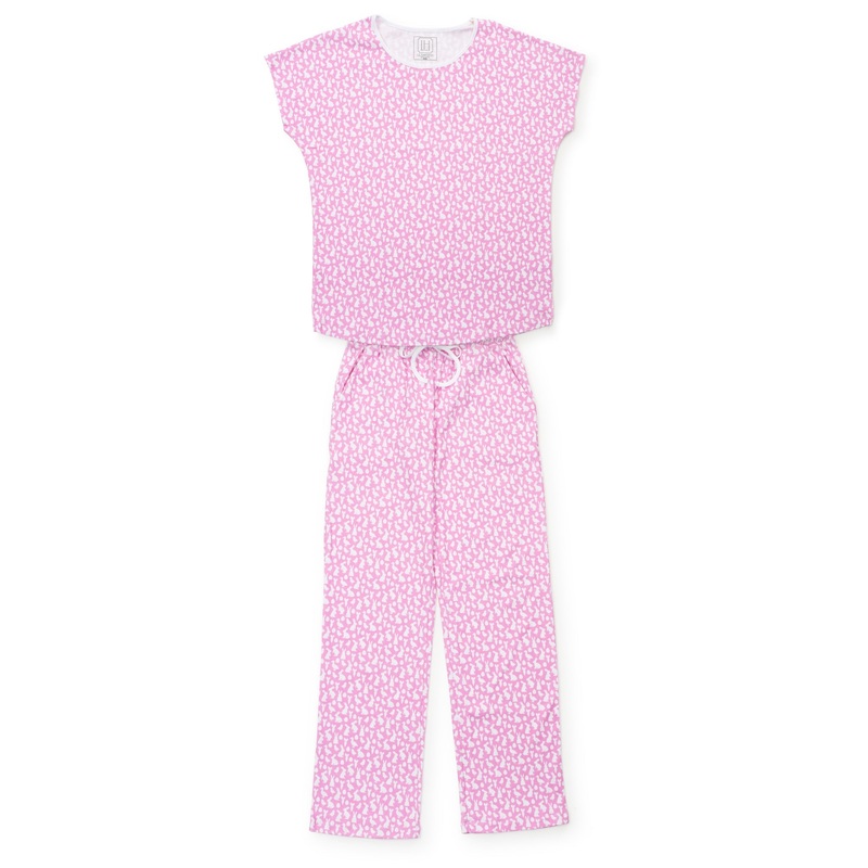 Marcia Women’s Pajama Pant Set – Easter Time Pink