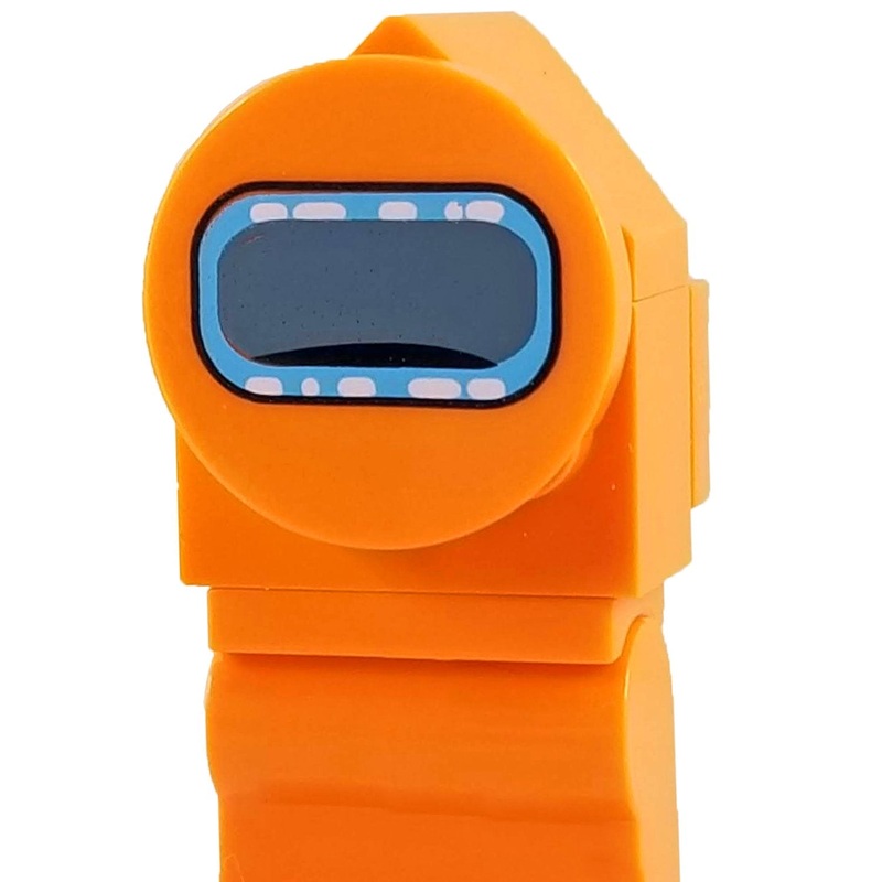 Minifig Among Us Orange Imposter