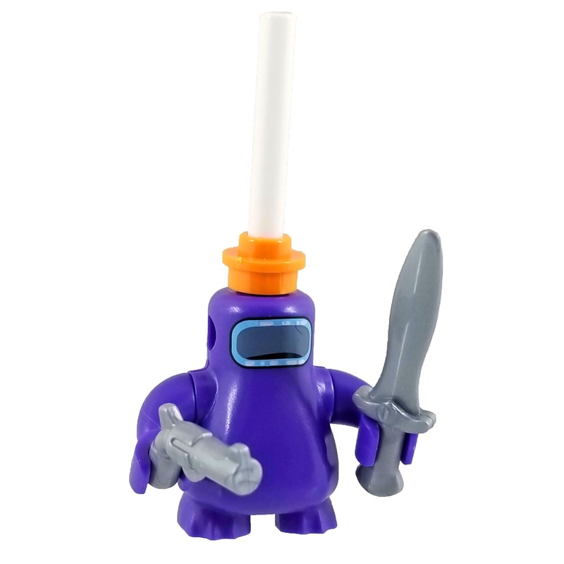 Minifig Among Us Purple v1