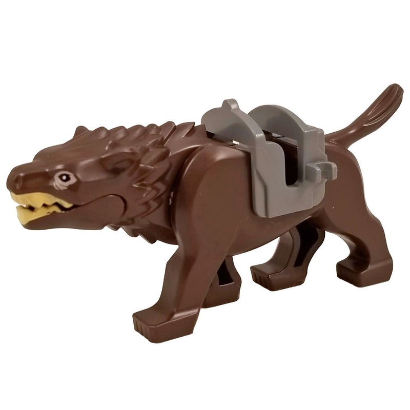 Minifig Brown Wolf Warg