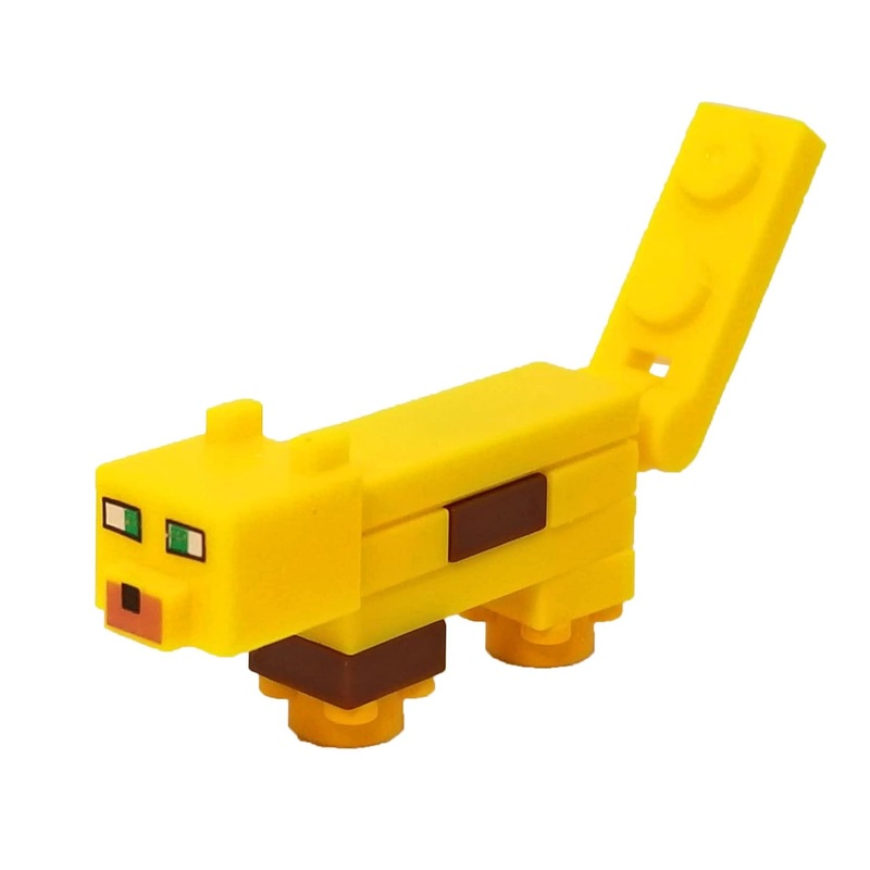 Minifig Cube Head Ocelot