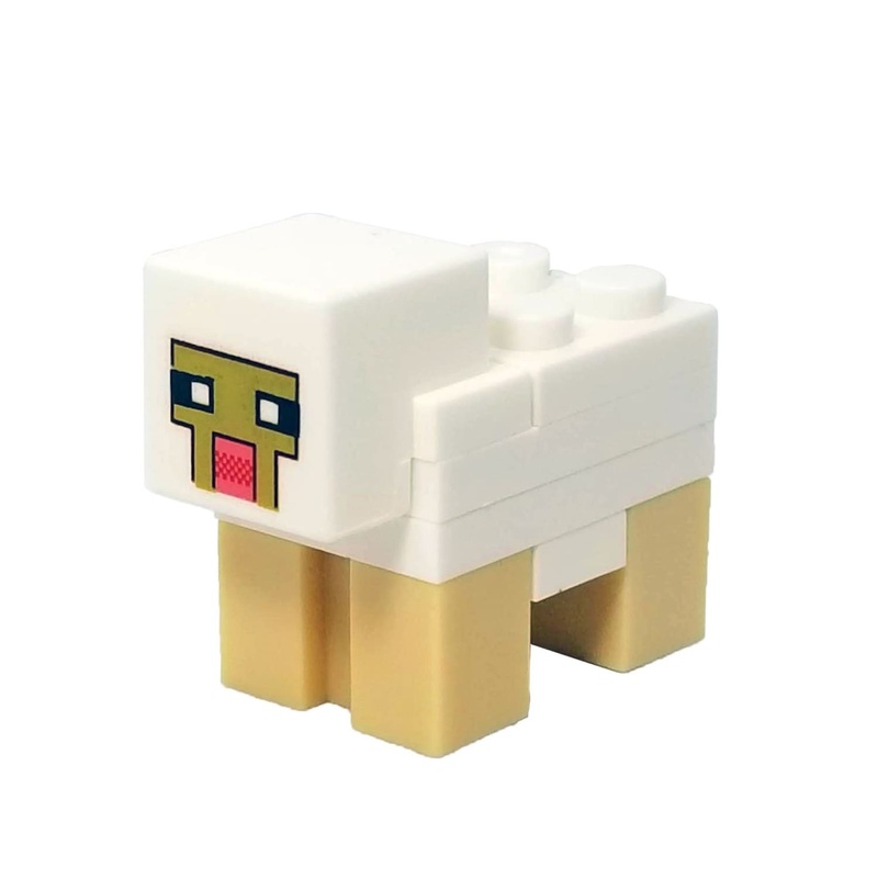 Minifig Cube Head Sheep