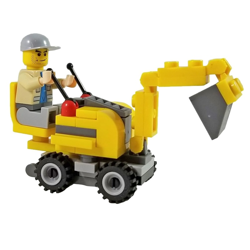 Minifig Front Loading Tractor Mini Set