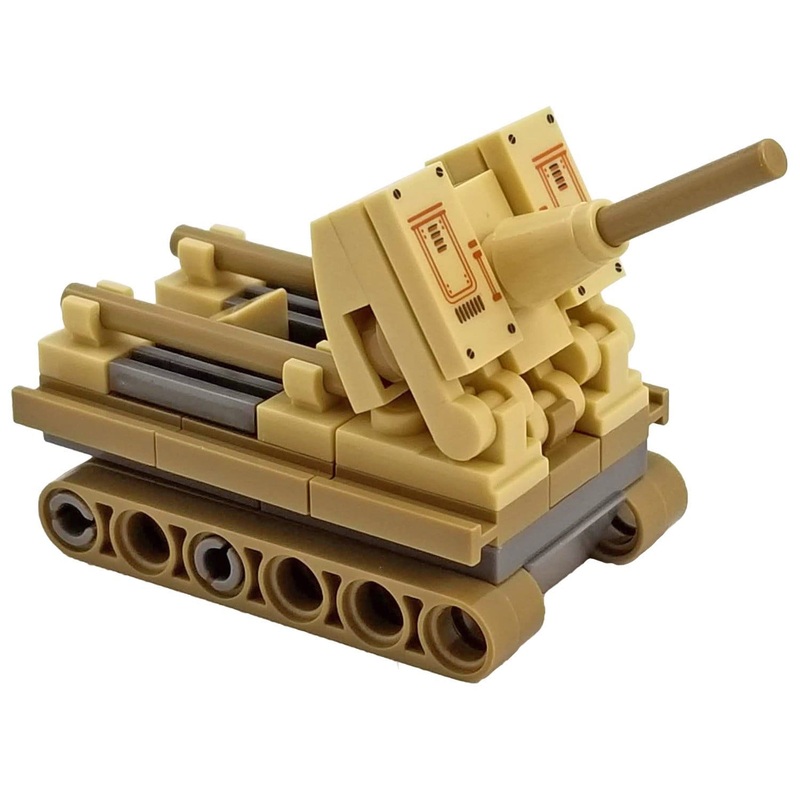 Minifig Micro Soviet Mobile Artillery
