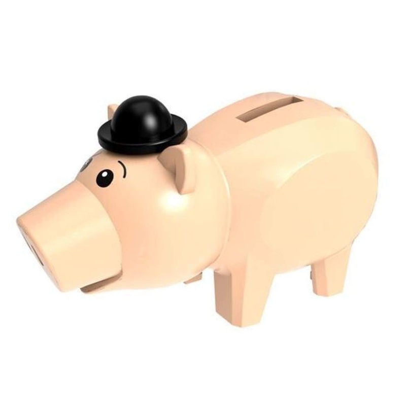 Minifig Pig with Hat