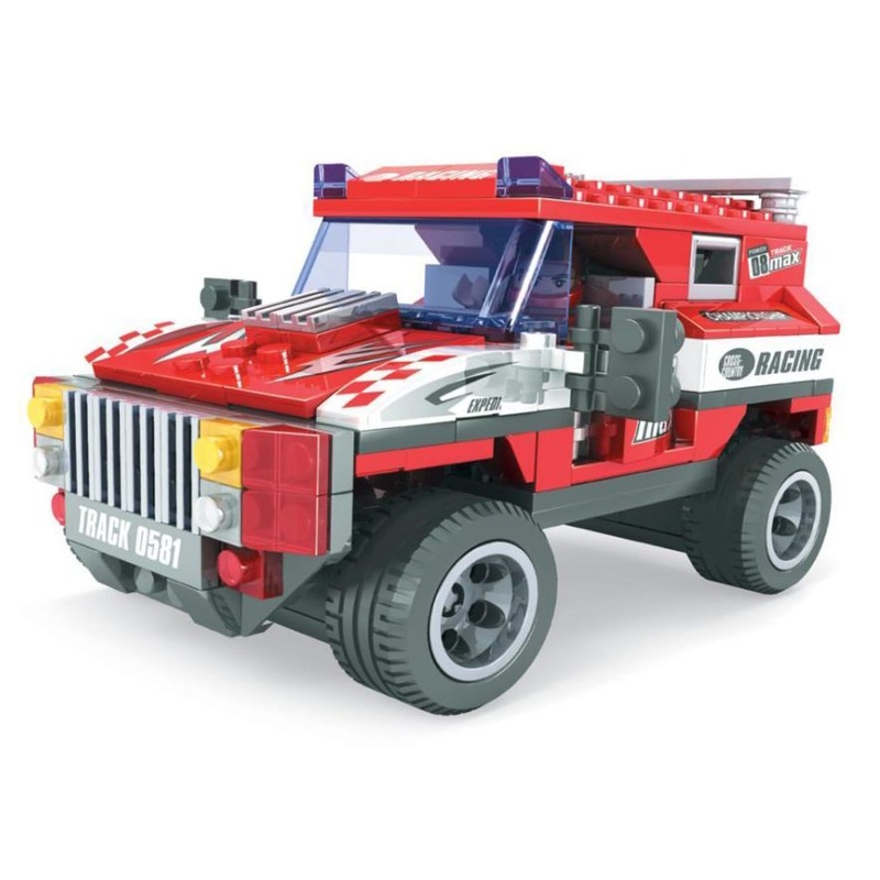 Minifig Racing 4×4 Set (263 Pieces)