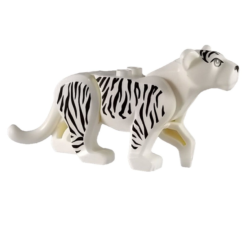 Minifig White Tiger