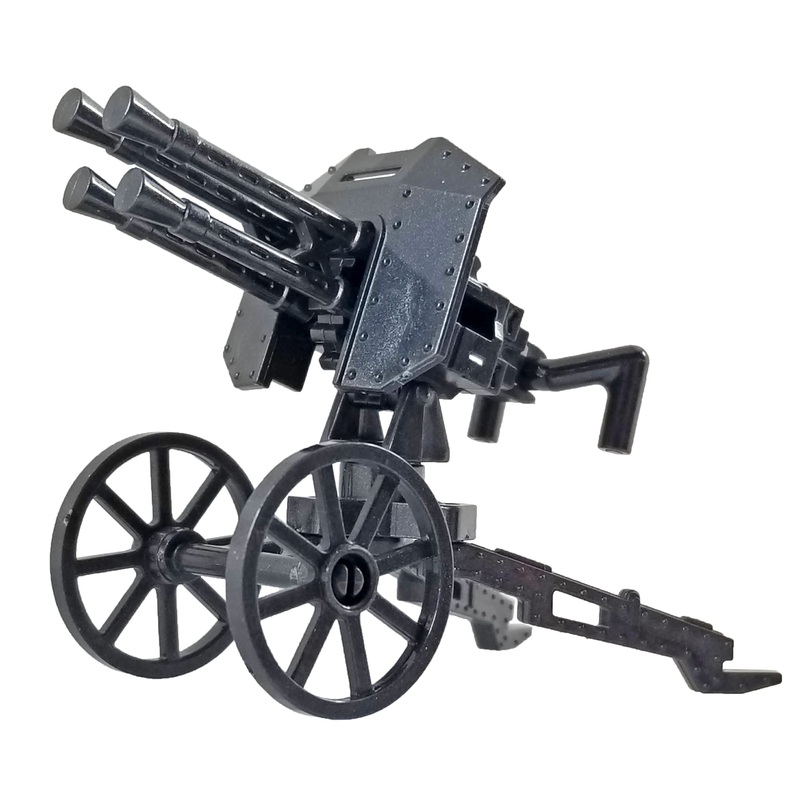 Minifig World War II Mobile AntiAircraft Grey