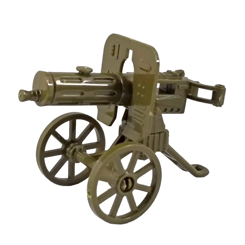 Minifig World War II PM M1910 Maxim Machine Gun Olive