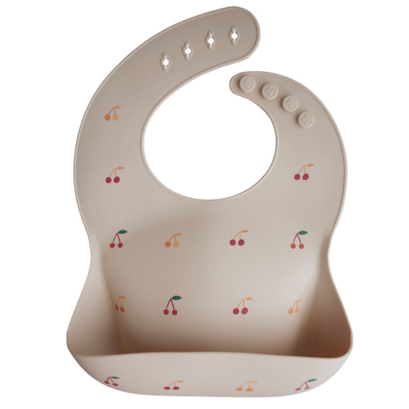 Silicone Baby Bib – Cherries