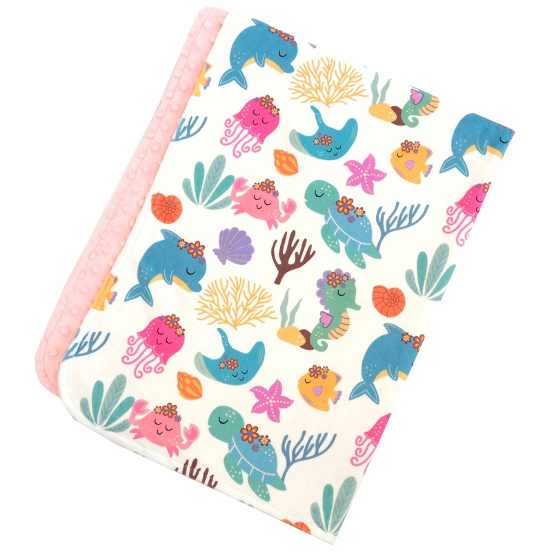 Baby & Toddler Minky Blanket – Undersea Adventure