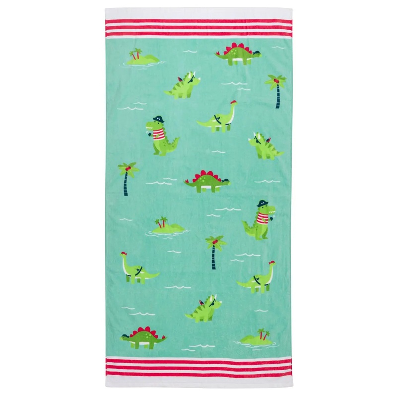 Beach and Bath Towel – Dino