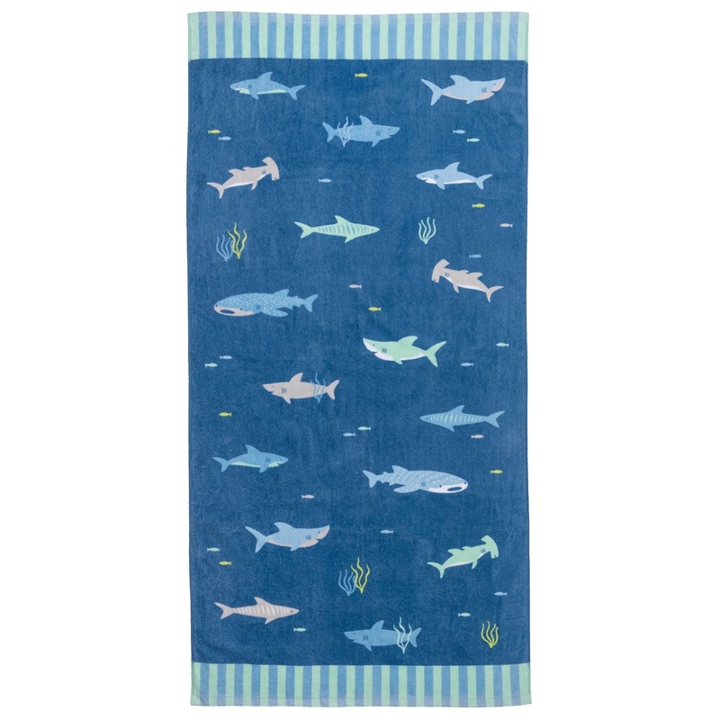 Beach and Bath Towel – Shark