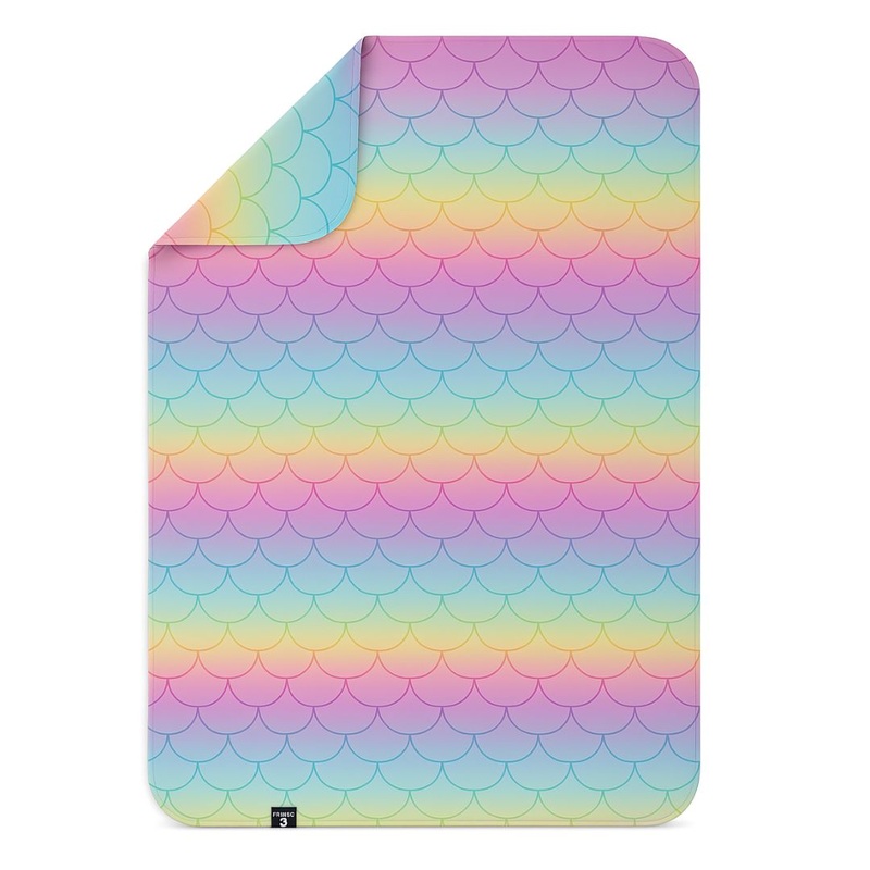 Mermaid Scales Beach Towel with Hood