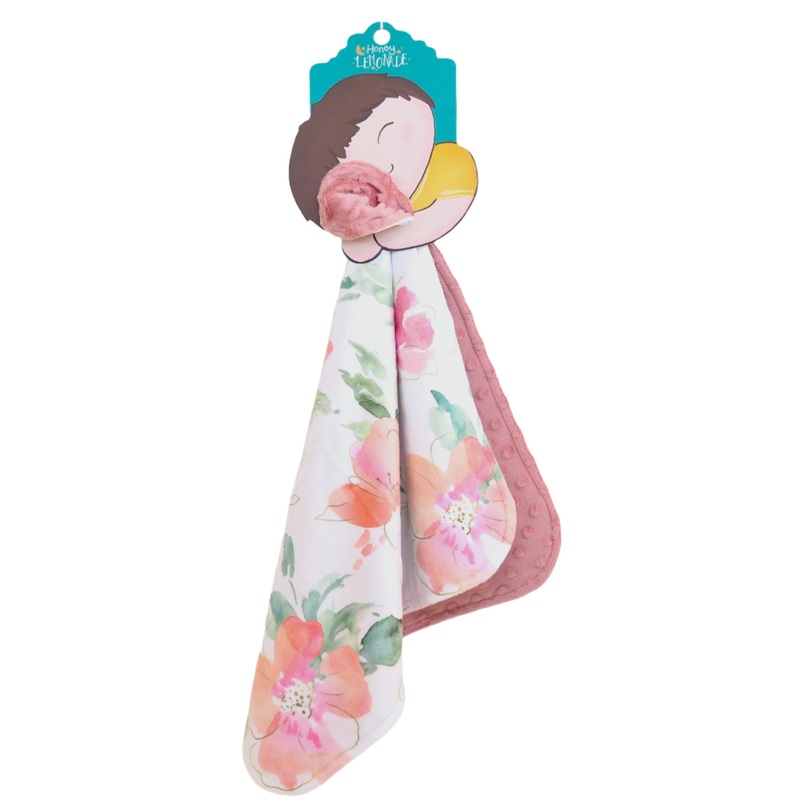 Mini Minky – Pink & Gold Floral