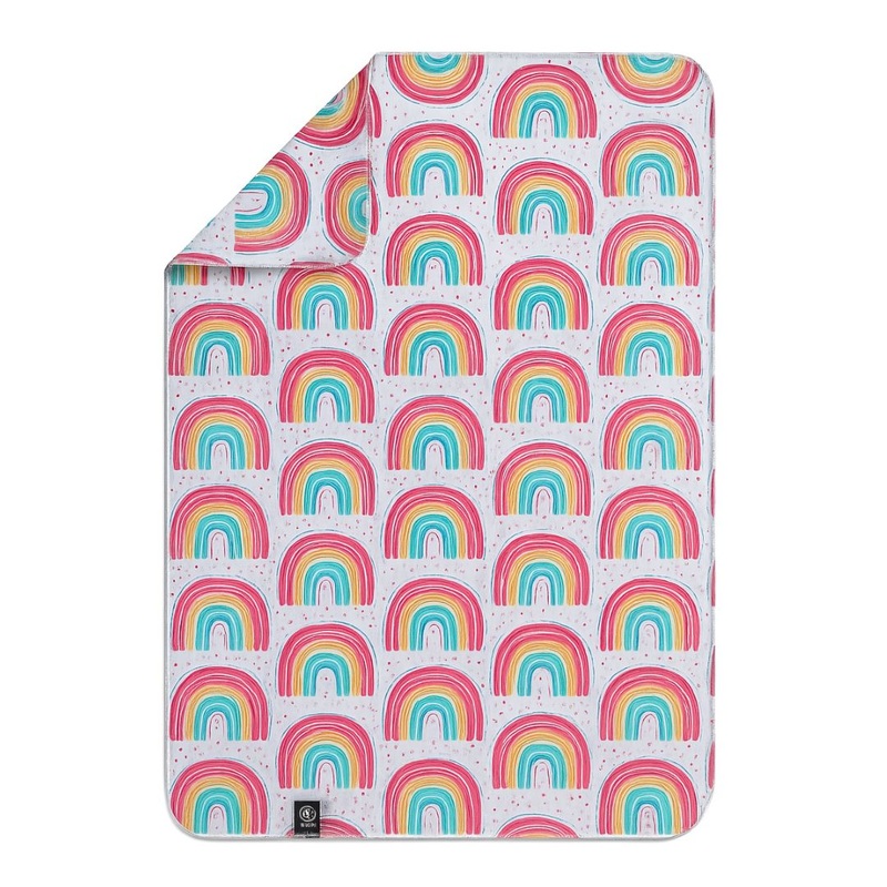 Rainbow Beach Towel with Hood