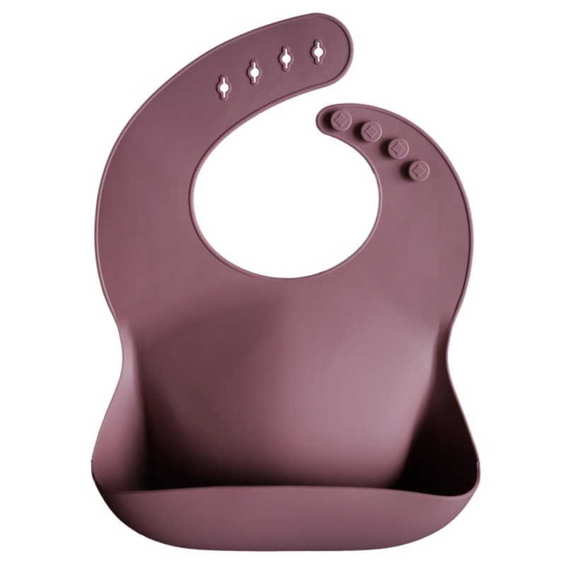 Silicone Baby Bib – Dusty Rose